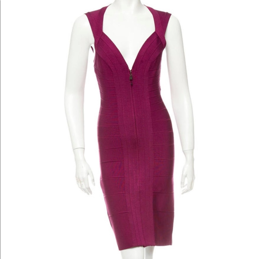 HERVE LEGER dress Sz S